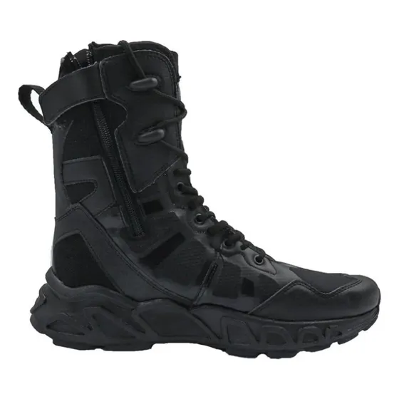 Botas Tácticas Policial Militar Marca Panther Con Cordones
