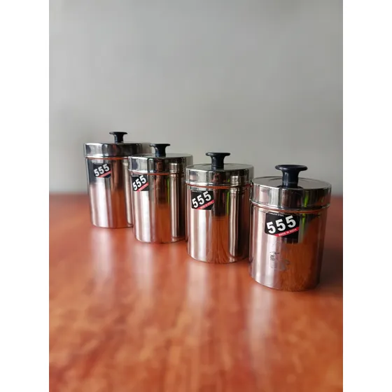 Juego De 4 Canisters De Cocina 555