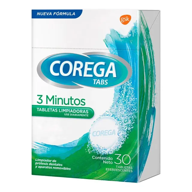 Corega Tabletas Efervescentes X 30