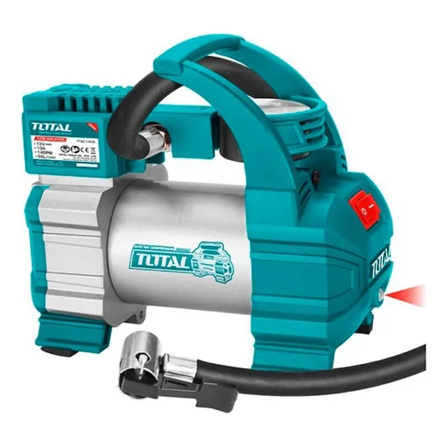 Compresora De Aire De 145psi 12v Total Tools Ttac1406 Color Turquesa Fase eléctrica Monofásica Frecuencia 60