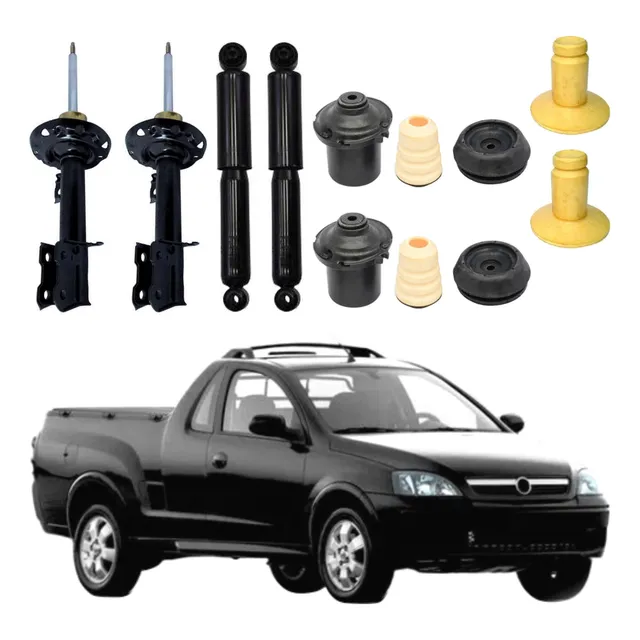 Kit 4 Amortecedor Montana 2003 2004 2005 2006 + Kit Monroe