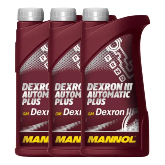 Aceite Lubricante Atf Dexron Iii Mannol Automatic Plus 3lts