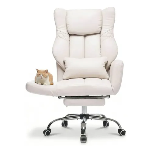 Chair Tukaka Criss Cross With Wheels Leather Black Office
