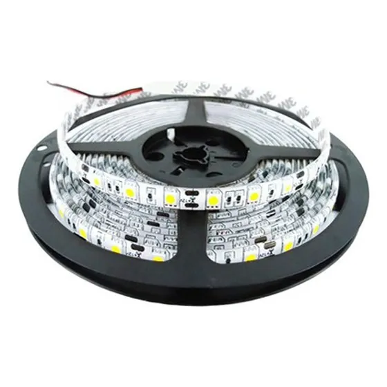 Cinta Led 5 Metros Luz Fria Con Trasnformador Incluido Ip65