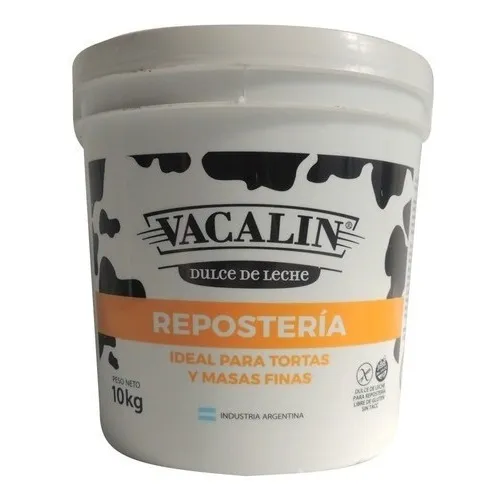 Dulce De Leche Repostero Vacalin X10kg X2 Unidades