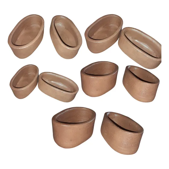 Comederos/bebederos Para Pajaros 11cm Largo Pack 6u.