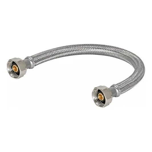 Canilla O Manguera Flexible Metálica 1/2 X  1/2 Mide 40 Ctm 