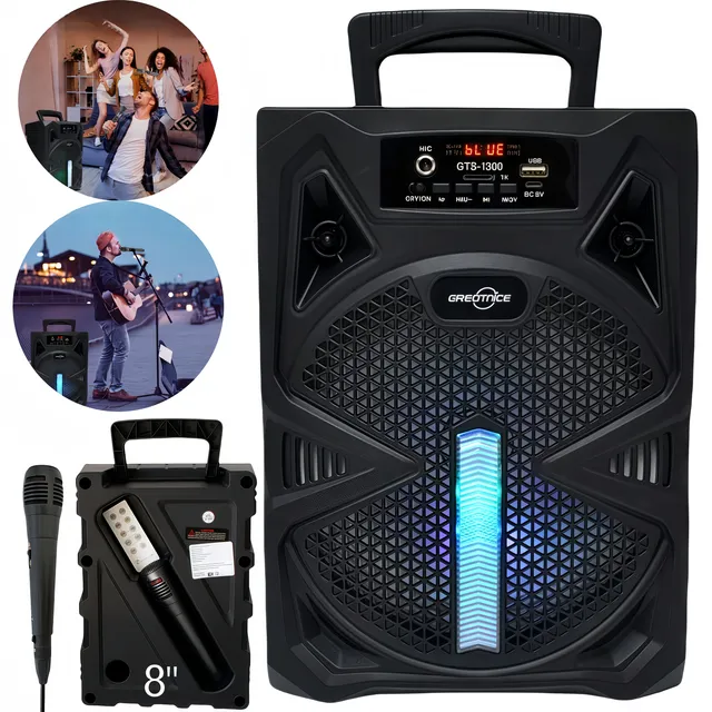 Bafle Amplificado 8 Select Sound Hero Tws Bluetooth 2500w