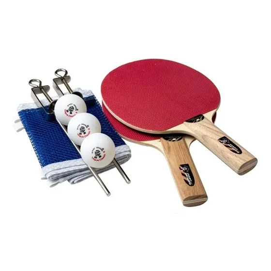 Set Ping Pong Giant Dragon 2* Shark  Red Paletas Pelotas