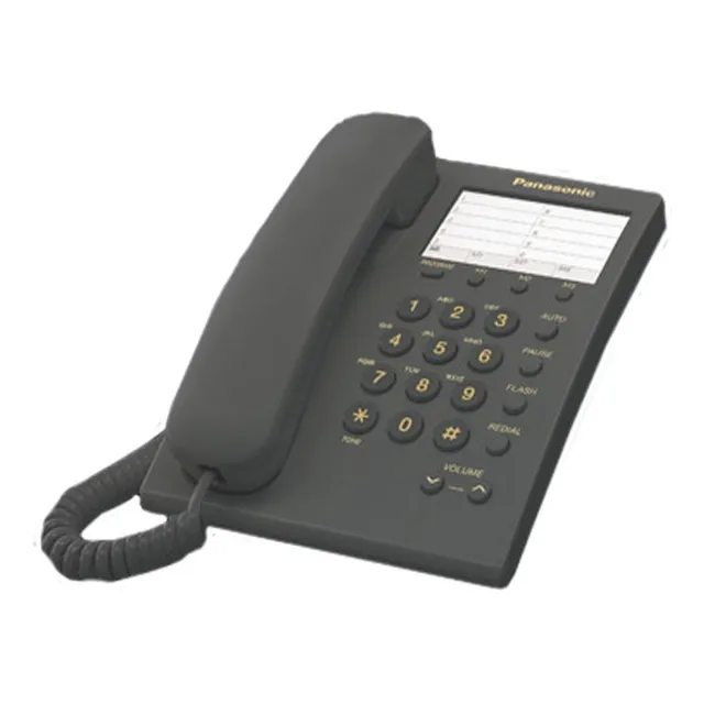 Teléfono Alámbrico Panasonic Básico Negro Kx-ts550meb Negro