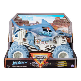 Monster Jam Monster Truck Megalodon Oficial Escala 1:24 Monster Jam Monster Truck Megalodon Oficial Escala 1:24