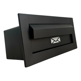Caixa De Correio Carta Para Muro Parede Inox Chapéu Caixa De Correio Carta Para Muro Parede Inox Chapéu