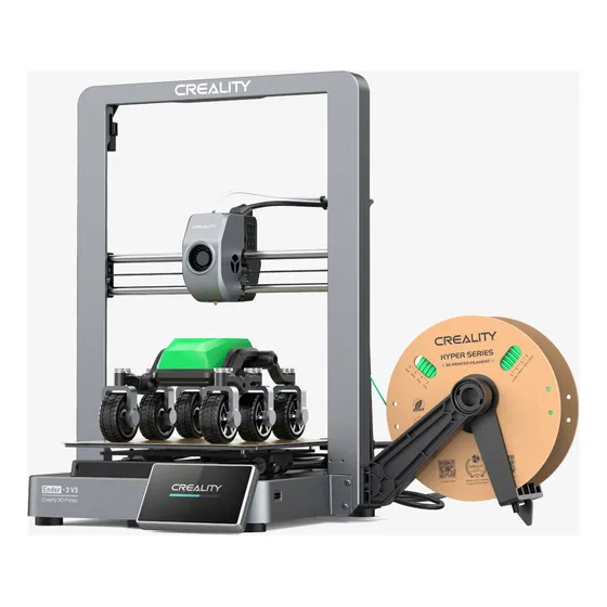 Impressora 3D Creality Ender 3 V3 cor cinza 127V com tecnologia de impressão FDM