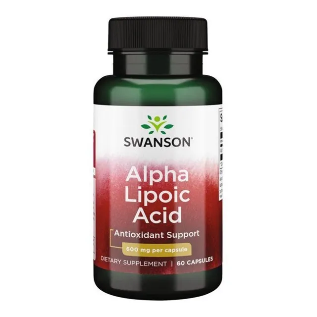Ácido Alfa Lipoico 600 Mg Swanson 60 Cápsulas