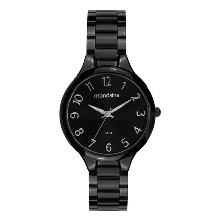 Relogio Mondaine Feminino Ref: 32418lpmvpe4 Casual Black Relogio Mondaine Feminino Ref: 32418lpmvpe4 Casual Black