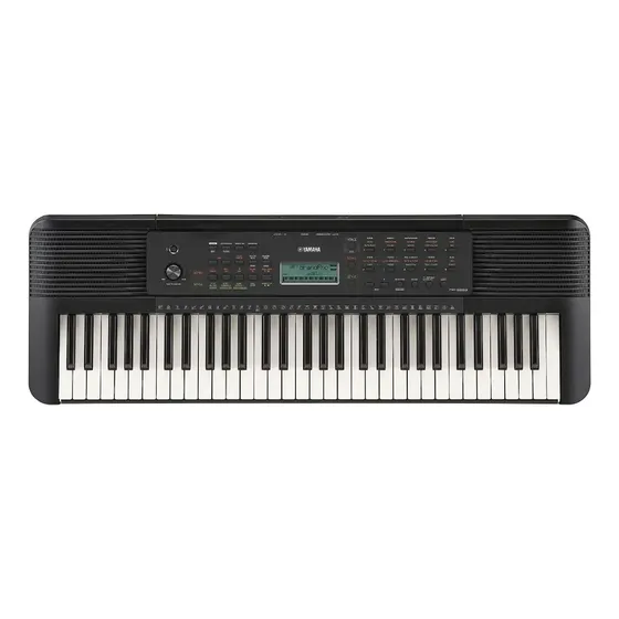 Teclado Digital Yamaha Psr-e283 + Pa-3c Color Negro | Cuotas sin interés