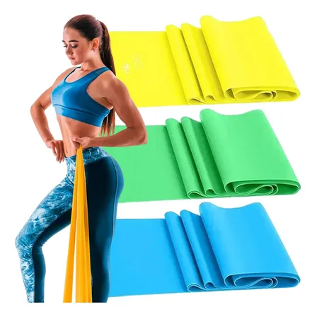 Kit 3 Faixas Elásticas Thera Band Fisioterapia Exercício Fit