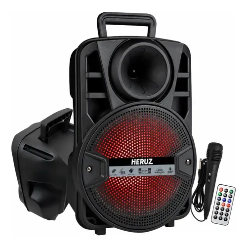 Caixa Amplificada Amvox Aca 185 New X 180w 2 Microfones | MercadoLivre