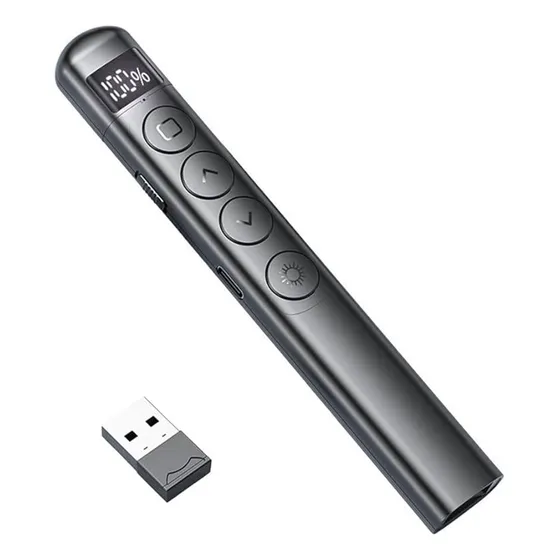 Puntero Presentador Láser Inalámbrico Usb Para Recargable