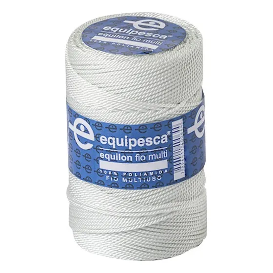 Fio Nylon Torcido 210/18 Mult Equilon Branco 200g Equipesca