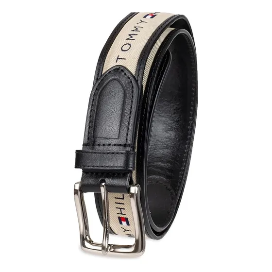 Tommy Hilfiger Cinturón Interno Para Hombre Detalles Cuero