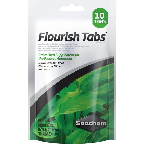 Seachem Flourish Tabs 10 Pastilhas Fertilizante P Plantados
