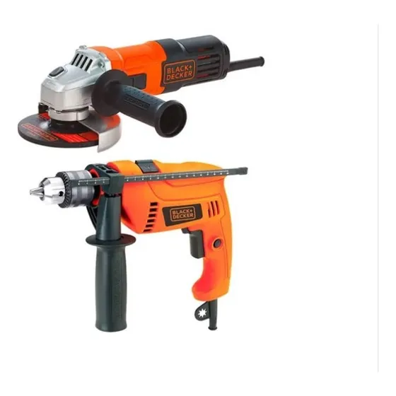 Combo Pulidora Angular De 4-1/2 . 650w Black+decker G650-b3