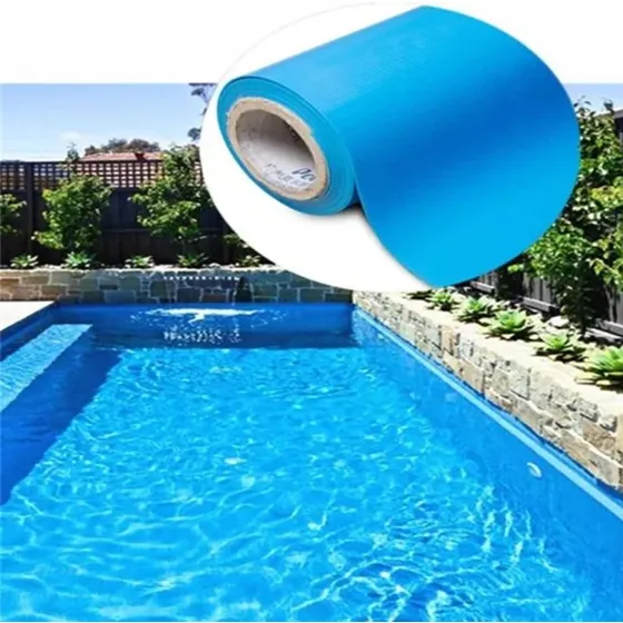 Geomembrana Pvc Negra Y Azul Cal 500 Rollo 1.45anch X 50 Mtl