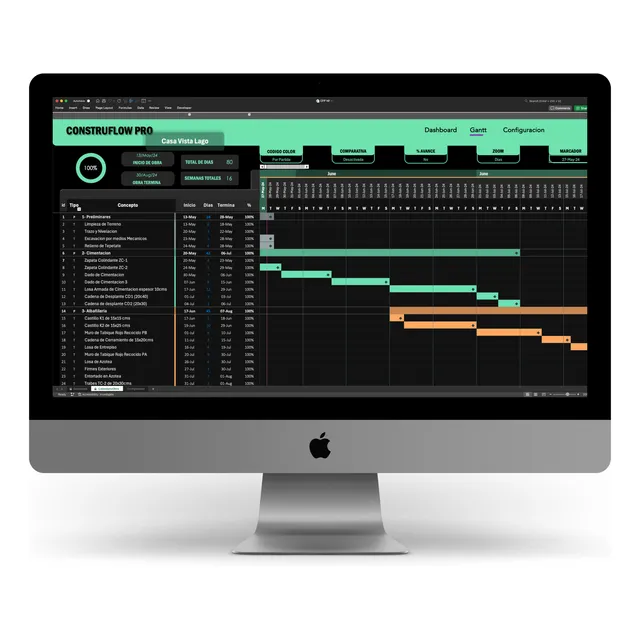 Construflow Pro - Calendario De Obra Automatizado