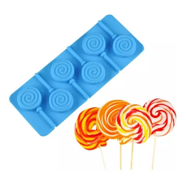 Molde De Silicón Para Chupeta, Caramelos, Piruletas 