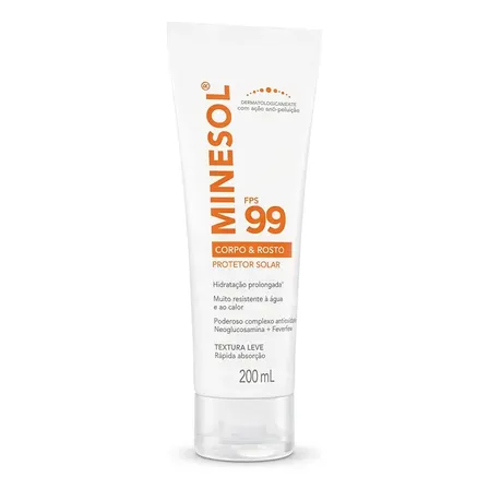 Protetor Solar Corpo e Rosto Antioxidante NEOSTRATA MINESOL FPS 99, 200mL