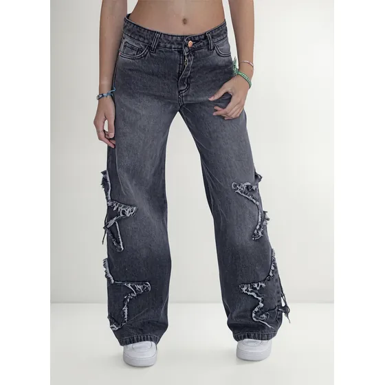 Jean Nena Mom Baggy Anchos Teens Talles 10 Al 16