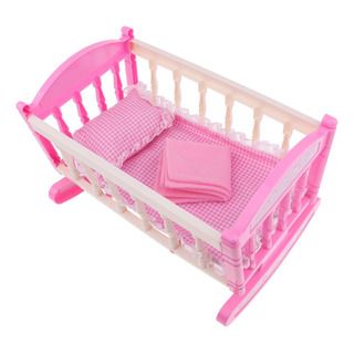 New Cama Mecedora Rosa For Muñecas | Muebles De Juguete For New Cama Mecedora Rosa For Muñecas | Muebles De Juguete For