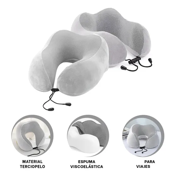 Pack4 Almohadilla Viaje En Plomo Espuma Ho32368 Y+papel De R