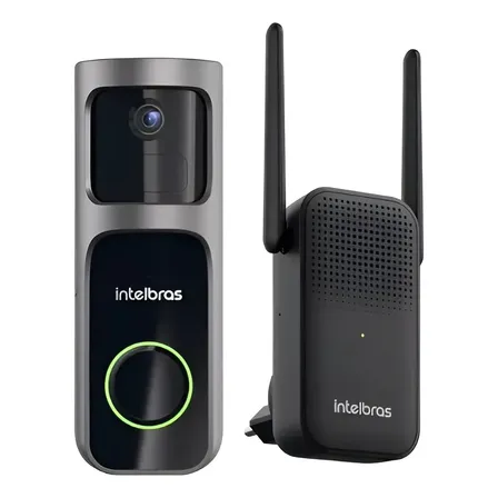 Videoporteiro Inteligente Wi-fi Intelbras Mvw 2000 Intelbras Cinza 127/220v