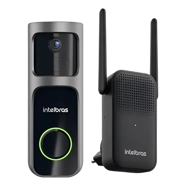 Videoporteiro Inteligente Wi-fi Intelbras Mvw 2000 Intelbras Cinza 127/220v