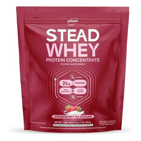 4lbs Proteína En Polvo Stead Whey 100% Concentrate