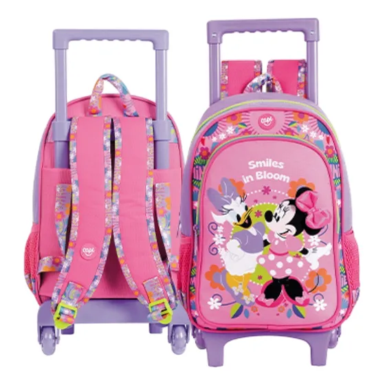 Bolso / Morral Con Ruedas Minnie Mouse Capi