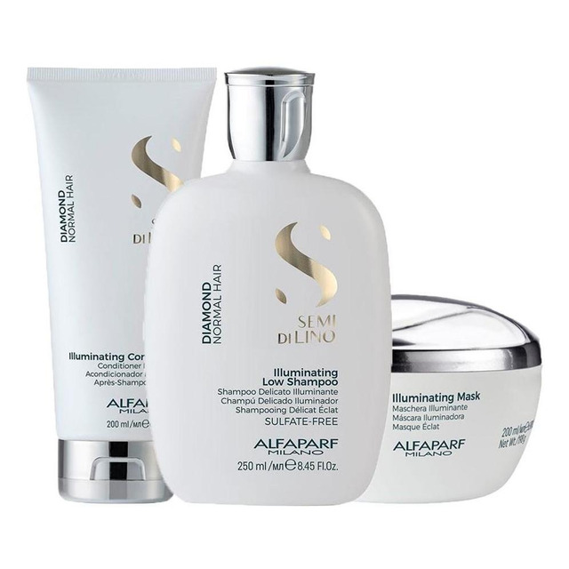 Kit Alfaparf Sdl Diamond -sh 250ml + Cond 200ml + Másc 200ml Kit Alfaparf Sdl Diamond -sh 250ml + Cond 200ml + Másc 200ml