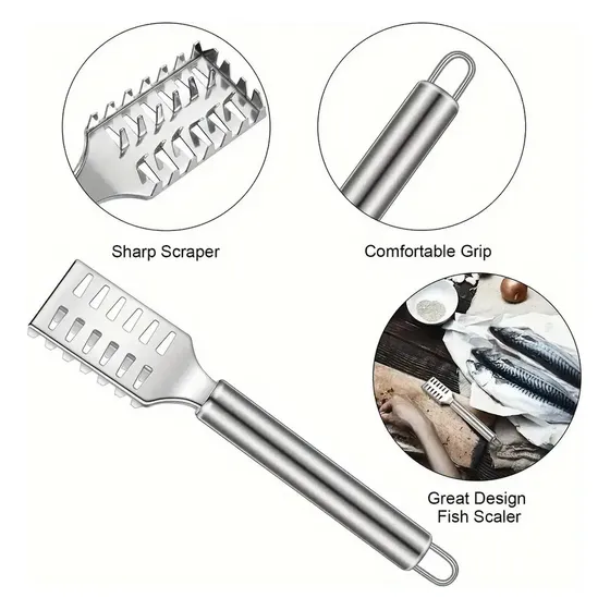 Raspador De Escamas De Pescado Multifuncional 