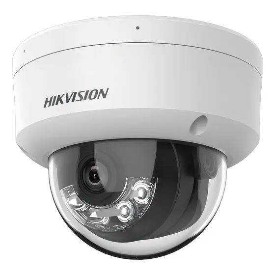 Cámara Ip Antivandalica Hikvision Con Micrófono Color Blanco
