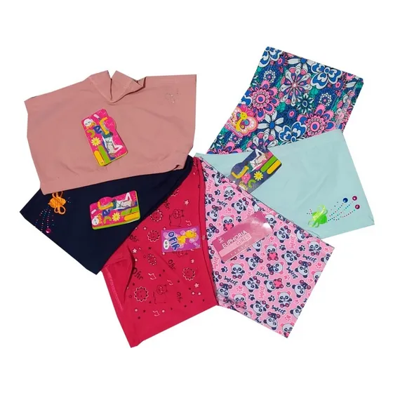 6 Cachetero Panty Niñas Cucos Bóxer Diseños Y Obsequio