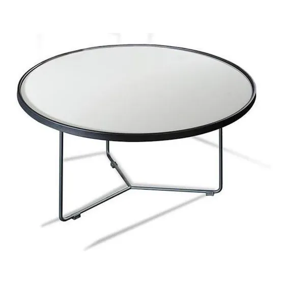 Mesa De Centro O Café, Base De Metal