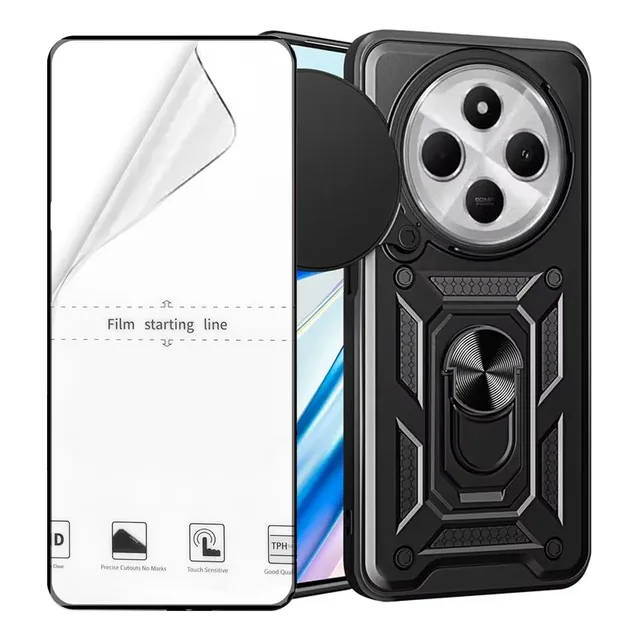 Estuche Antichoque Reforzado + Protector De Pantalla Para Xiaomi (hidrogel O Vidrio Cerámico)