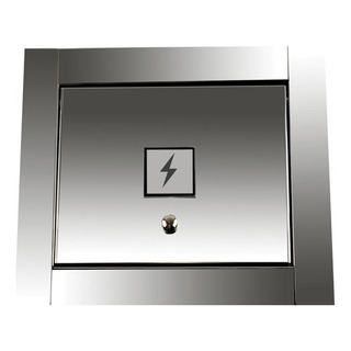 Visor De Luz Inox Polido Designer Moderno Visor De Luz Inox Polido Designer Moderno