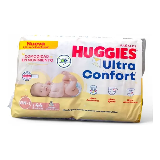 Pañales Huggies Ultraconfort Recién Nacido