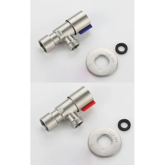 Llave De Arresto 1/2×1/2 Acero 304 Roscas Internas Unidad