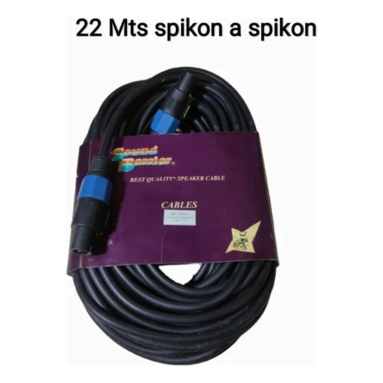 Cable De Corneta Speakon A Speakon 22 Mts 2x12 Spt Marca Sb
