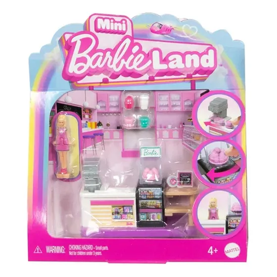 Barbie - Mini Barbieland Playset Jcr29 Color Cafeteria