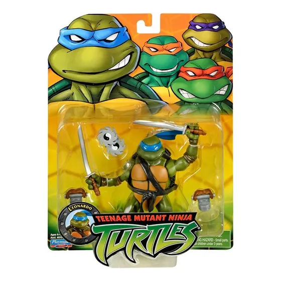 Muñeco Tortugas Ninjas Teenage Con Acce - Leonardo Premium